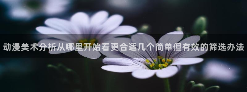 age翼动漫下载：动漫美术分析从哪里开始看更合适几个简单但有效的筛选办法配图