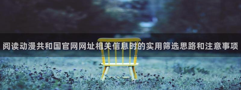 动漫下载网站AGE：阅读动漫共和国官网网址相关信息时的实用筛选思路和注意事项配图