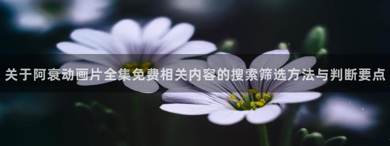 age动漫下载1.0:关于阿衰动画片全集免费相关内容的搜索筛选方法与判断要点配图